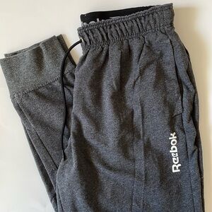 Mens Reebok Adjustable Drawstring Lounge Sweatpant Joggers